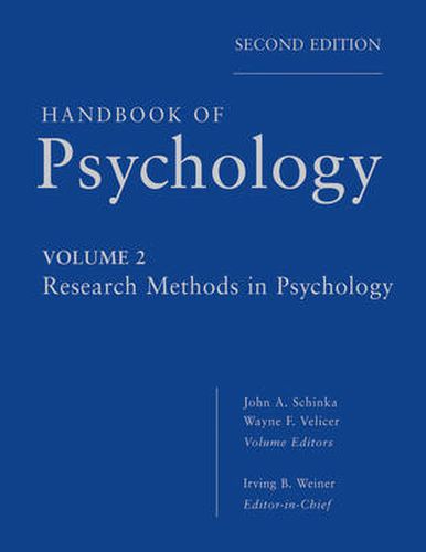 Cover image for Handbook of Psychology: Research Methods in Psychology