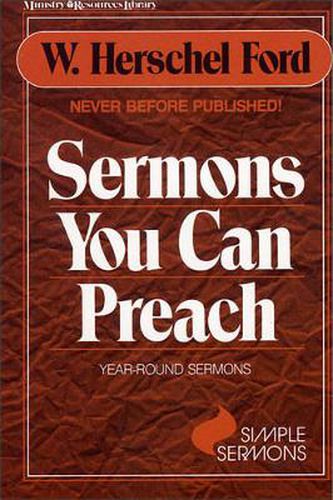 Cover image for Sermons You Can Preach: Year -round sermons