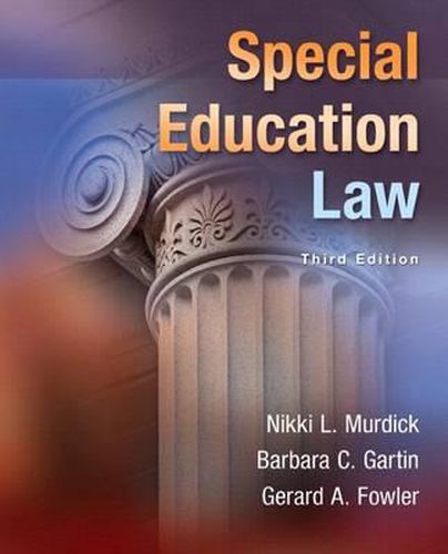 Cover image for Special Education Law, Pearson Etext with Loose-Leaf Version -- Access Card Package