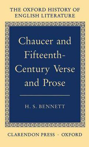 Cover image for Chaucer and Fifteenth-Century Verse and Prose