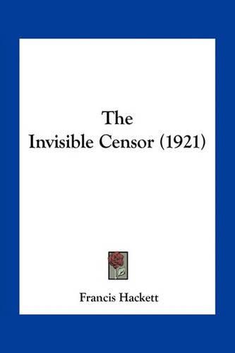 Cover image for The Invisible Censor (1921)