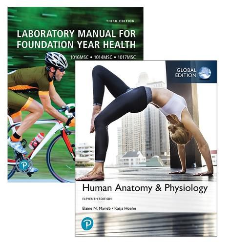 Cover image for Human Anatomy & Physiology, Global Edition + Laboratory Manual for Foundation Year Health