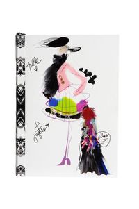 Cover image for Christian Lacroix Croquis Fashion Sketch A6 6" X 4.25" Softcover Notebook