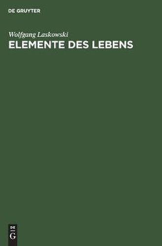 Cover image for Elemente des Lebens