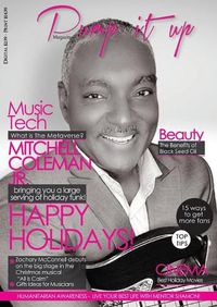 Cover image for Pump it up magazine: Pump it up Magazine - Vol.6 - Issue#12 with Bass Player Mitchell Coleman Jr.