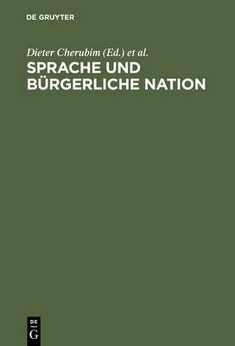Cover image for Sprache und burgerliche Nation