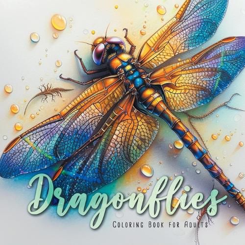 Cover image for Dragonflies Coloring Book for Adults
