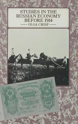 Cover image for Studies in the Russian Economy before 1914