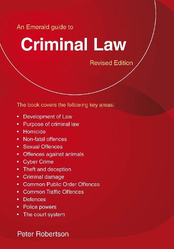 Cover image for An Emerald Guide to Criminal Law