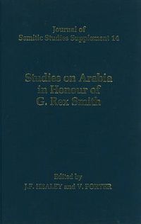 Cover image for Studies on Arabia in Honour of G. Rex Smith