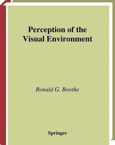 Cover image for Perception of the Visual Environment