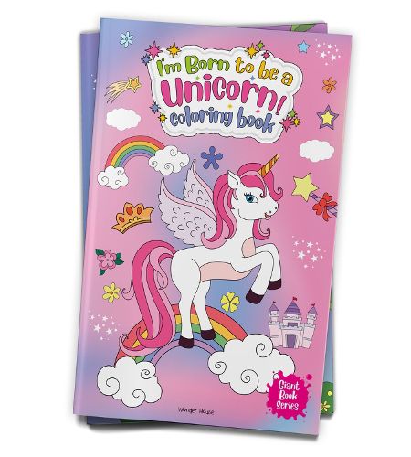 Cover image for I am Born to be a Unicorn Coloring Book