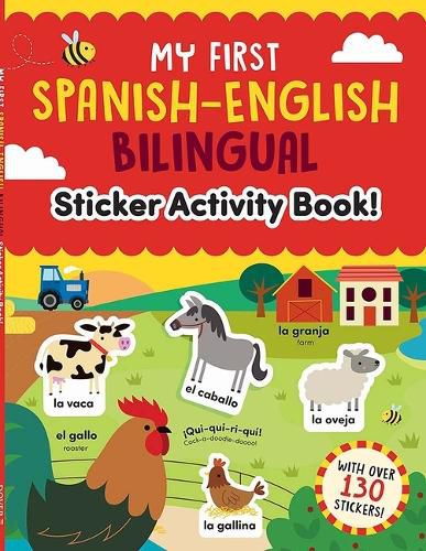 Cover image for My First Spanish-English Bilingual Sticker Activity Book!