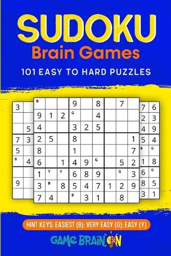 Cover image for Sudoku Brain Games: 101 Easy To Hard Puzzles