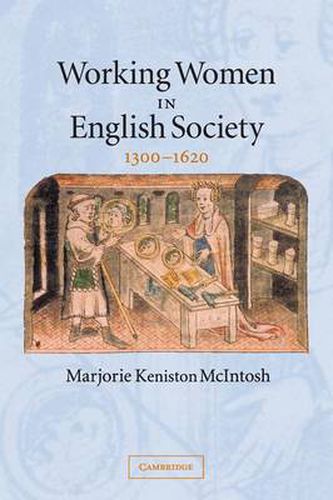 Cover image for Working Women in English Society, 1300-1620