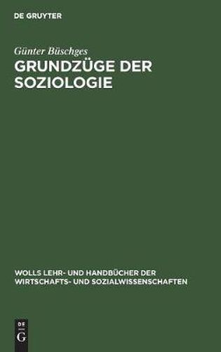 Cover image for Grundzuge der Soziologie