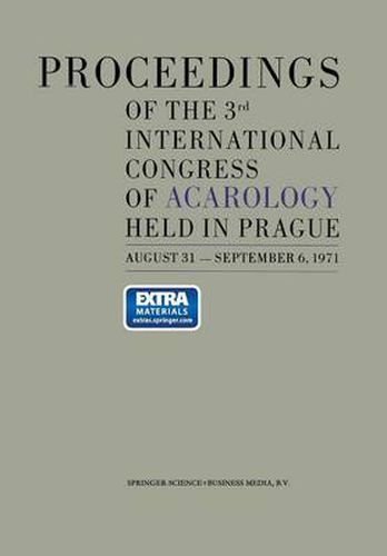 Cover image for Proceedings of the 3rd International Congress of Acarology