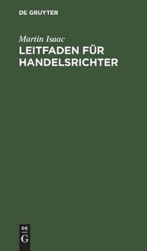 Leitfaden Fur Handelsrichter