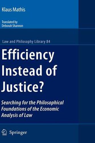 Cover image for Efficiency Instead of Justice?