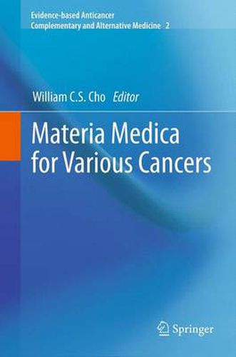 Cover image for Materia Medica for Various Cancers