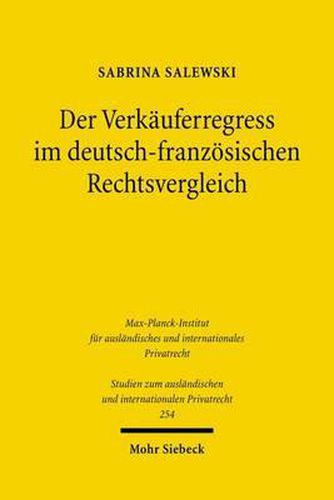 Cover image for Der Verkauferregress im deutsch-franzoesischen Rechtsvergleich