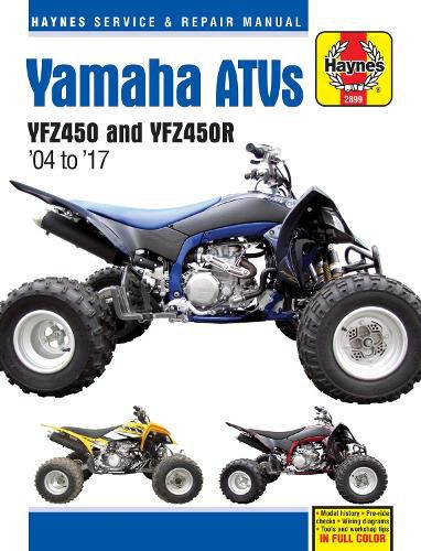 Yamaha Yfz450/450r Atv, 2004-2017 Haynes Repair Manual