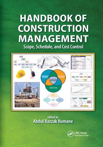 Cover image for Handbook of Construction Management: Scope, Schedule, and Cost Control