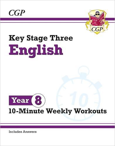 Cover image for KS3 Year 8 English 10-Minute Weekly Workouts