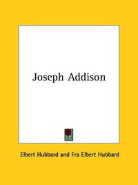 Cover image for Joseph Addison