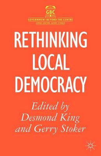 Cover image for Rethinking Local Democracy