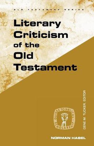 Cover image for Literary Criticism of the Old Testament