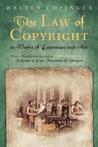 Cover image for The Law of Copyright in Works of Literature and Art