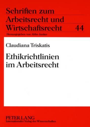 Cover image for Ethikrichtlinien Im Arbeitsrecht