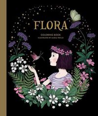 Cover image for Flora Coloring Book