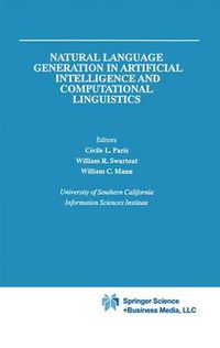 Cover image for Natural Language Generation in Artificial Intelligence and Computational Linguistics