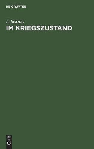 Cover image for Im Kriegszustand