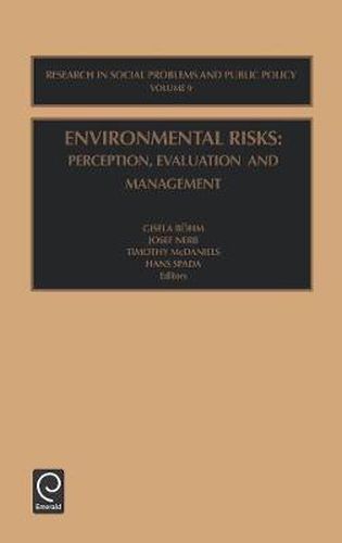 Cover image for Environmental Risks: Perception, Evaluation and Management