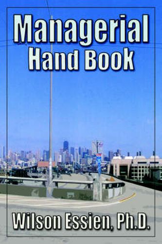 Cover image for Managerial Hand Book