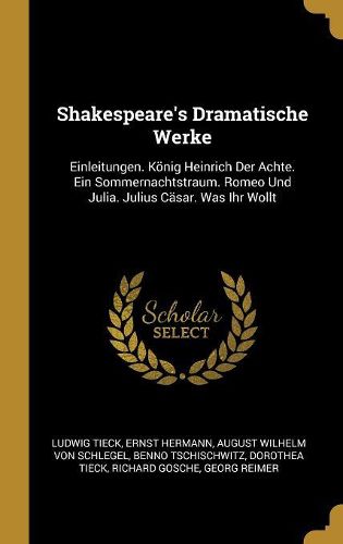 Cover image for Shakespeare's Dramatische Werke