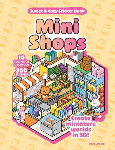 Cover image for Mini Shops Sweet & Cozy Sticker Book