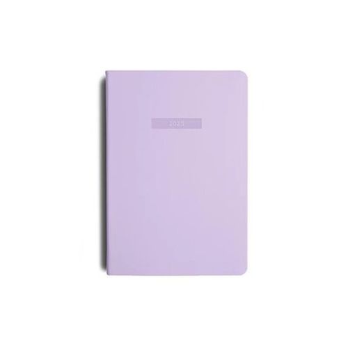 MiGoals - 2025 Classic Diary - Weekly - Spread- A5 - Soft Cover - Lilac