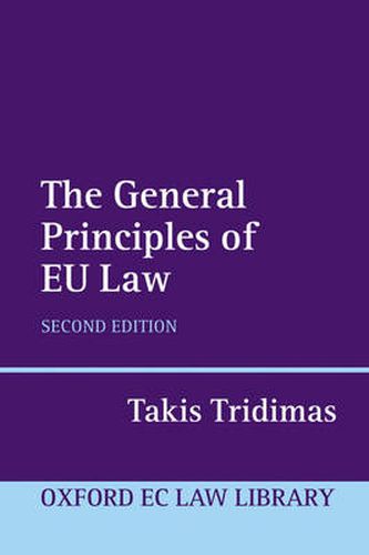 Cover image for The General Principles of EU Law