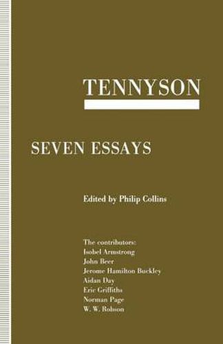 Cover image for Tennyson: Seven Essays