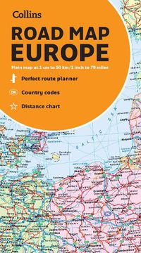 Cover image for Collins Map of Europe