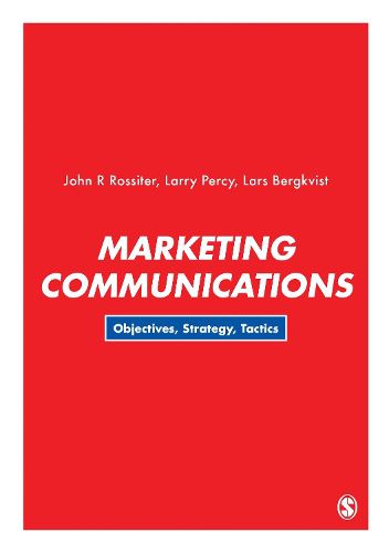 Cover image for Marketing Communications: Objectives, Strategy, Tactics