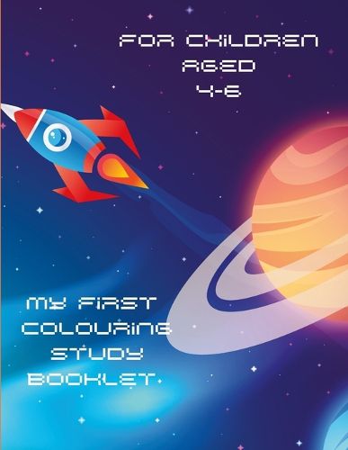 Cover image for Educational Space Themed Colouring Book