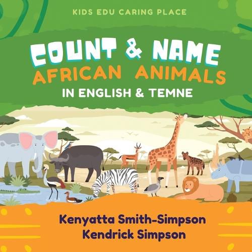 Cover image for Count & Name African Animals in English & Temne