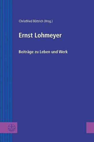 Cover image for Ernst Lohmeyer: Beitrage Zu Leben Und Werk