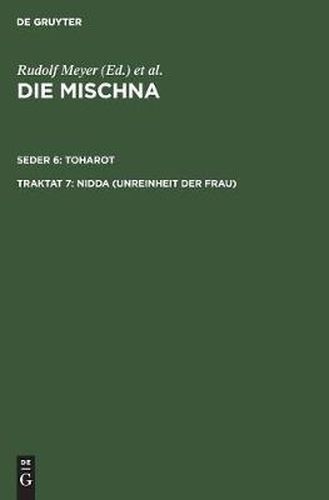 Cover image for Nidda (Unreinheit der Frau)