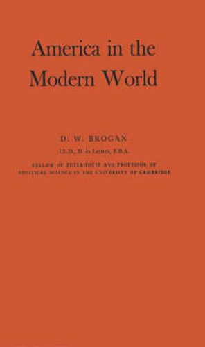 Cover image for America in the Modern World